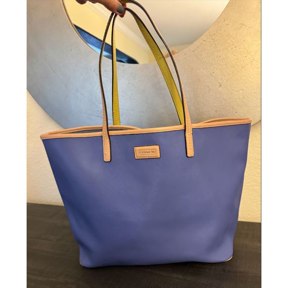 Coach Park Metro Leather Tote Bag - Picture 1 of 16